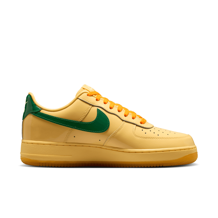 Nike Air Force 1 Low Patent Leather Topaz Gold Angle 2