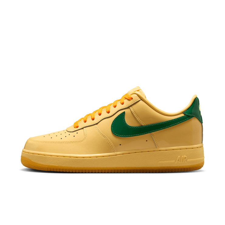 Nike Air Force 1 Low Patent Leather Topaz Gold Angle 0