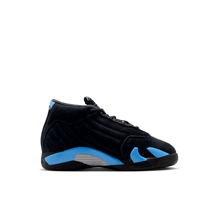 Air Jordan 14 Black University Blue (PS) Angle 2