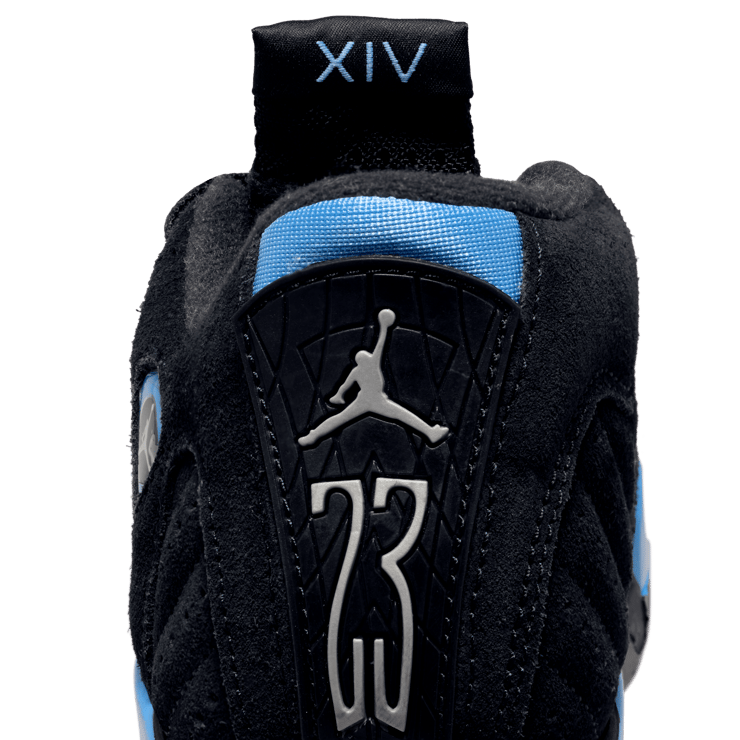 Air Jordan 14 Black University Blue (PS) Angle 8