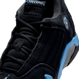 Air Jordan 14 Black University Blue (PS) Angle 6
