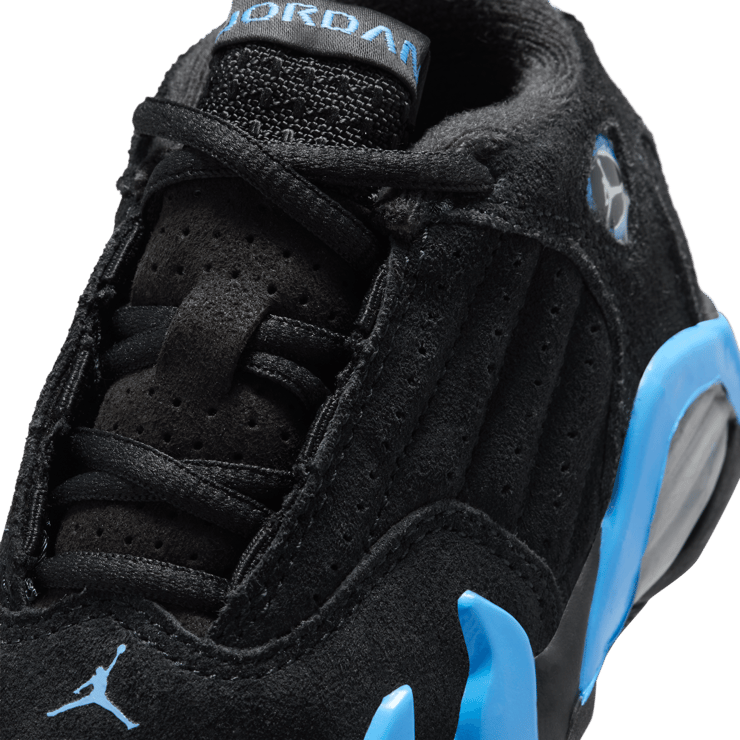 Air Jordan 14 Black University Blue (TD) Angle 6