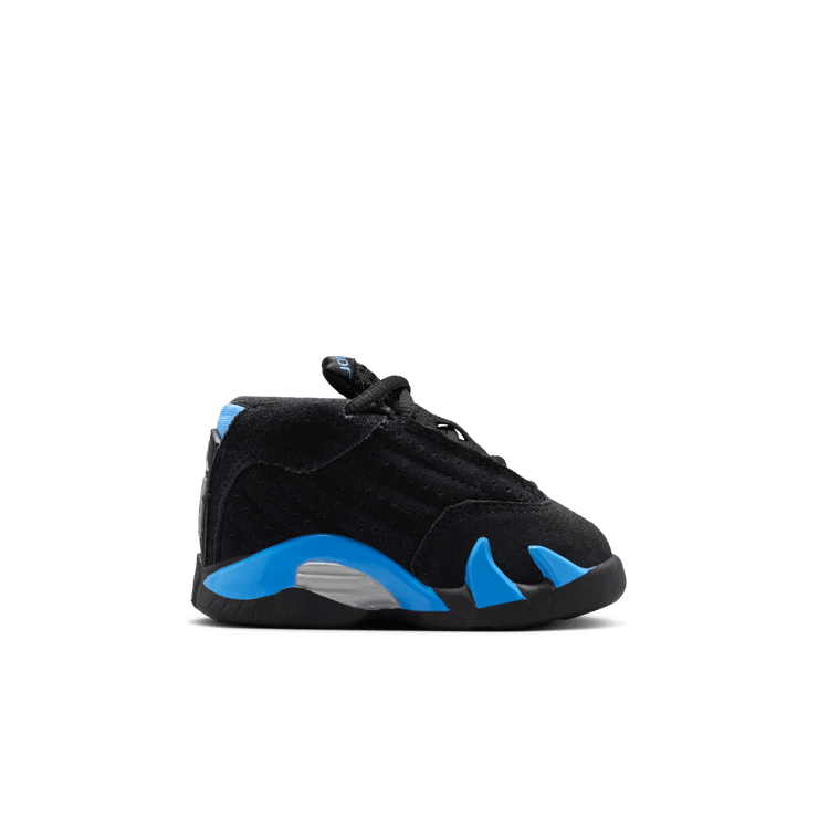 Air Jordan 14 Black University Blue (TD) Angle 2