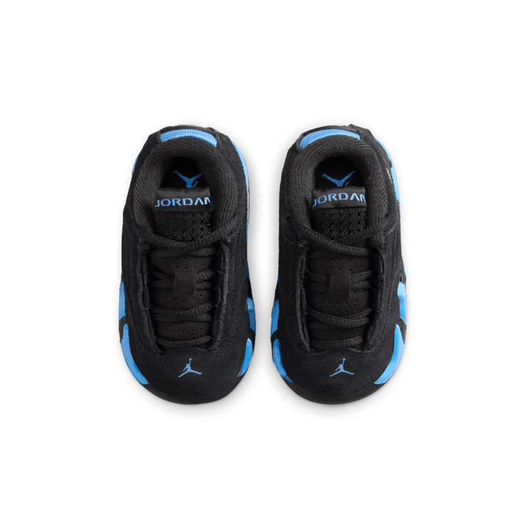 Air Jordan 14 Black University Blue (TD) Angle 3