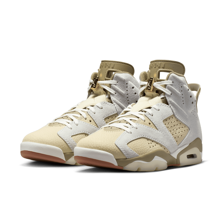 Air Jordan 6 Sail Neutral Olive (W) Angle 4
