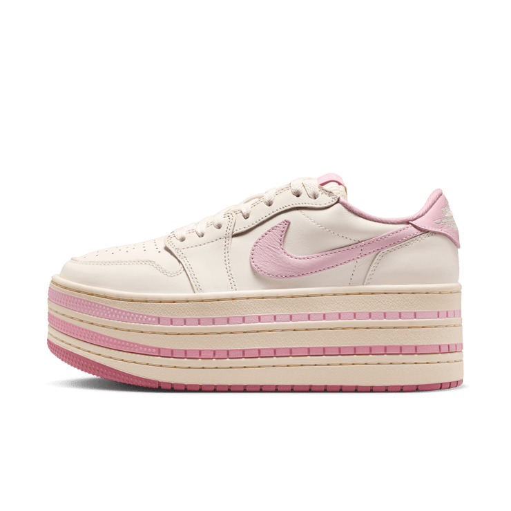 Air Jordan 1 Triple Stack Pale Ivory Pink (W) Angle 0