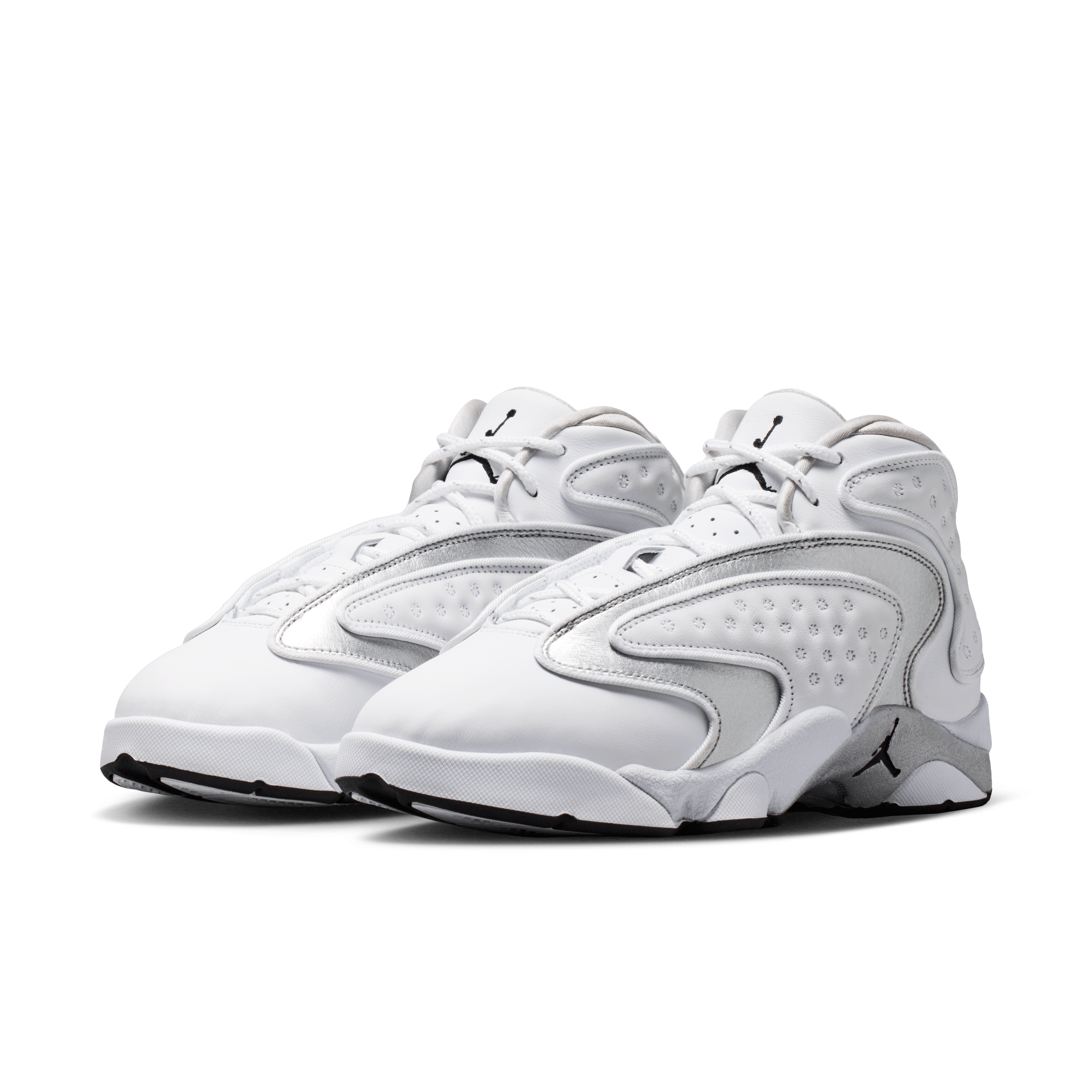 Air Jordan OG White Metallic Silver (W) Angle 4