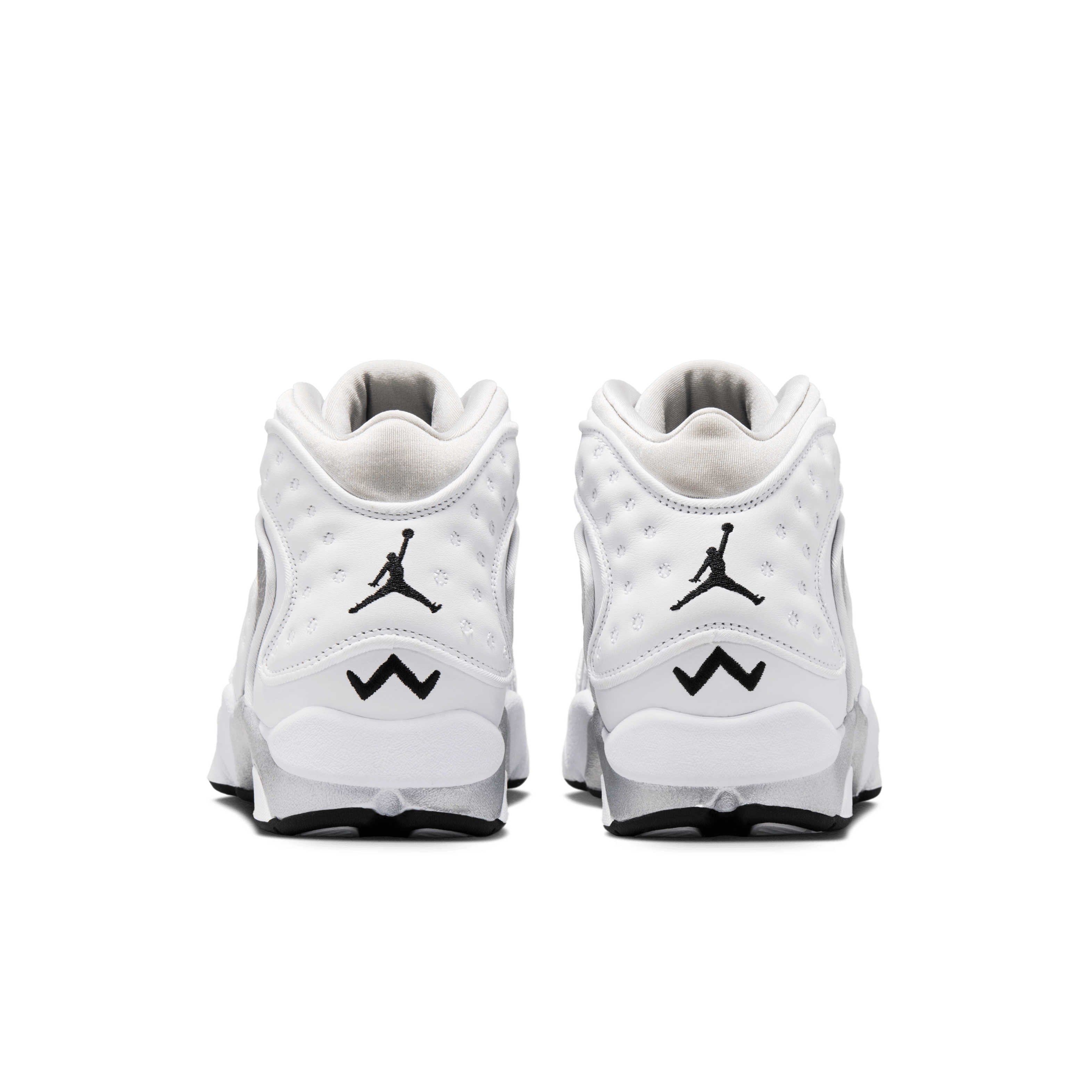 Air Jordan OG White Metallic Silver (W) Angle 5