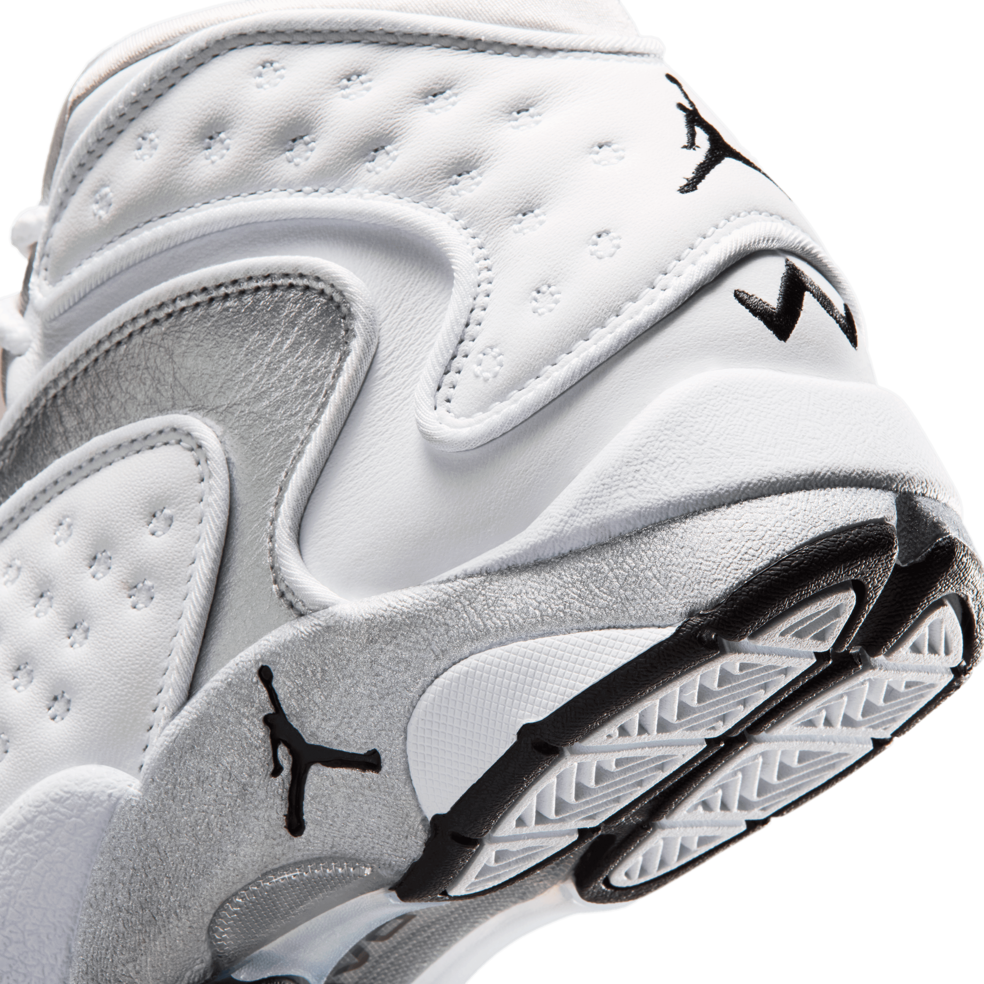 Air Jordan OG White Metallic Silver (W) Angle 7