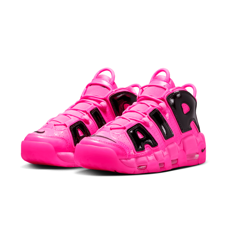 Nike Air More Uptempo Pink Blast (W) Angle 4