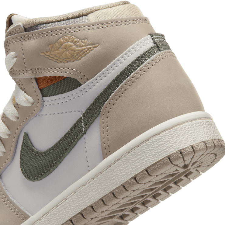 Air Jordan 1 Retro High OG Khaki (PS) Angle 7