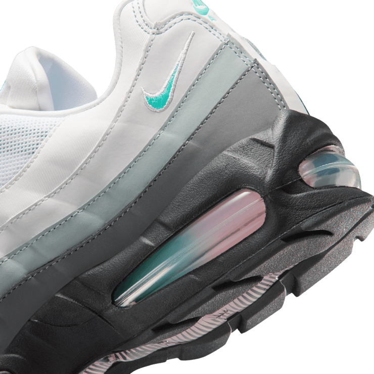 Nike Air Max 95 Big Bubble White Hyper Turquoise Angle 7