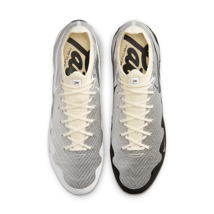 Nike Mercurial Zoom Vapor 16 Elite FG Patta Black White Angle 3