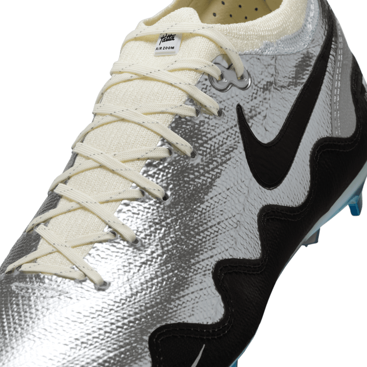 Nike Mercurial Zoom Vapor 16 Elite FG Patta Black White (GS) Angle 5