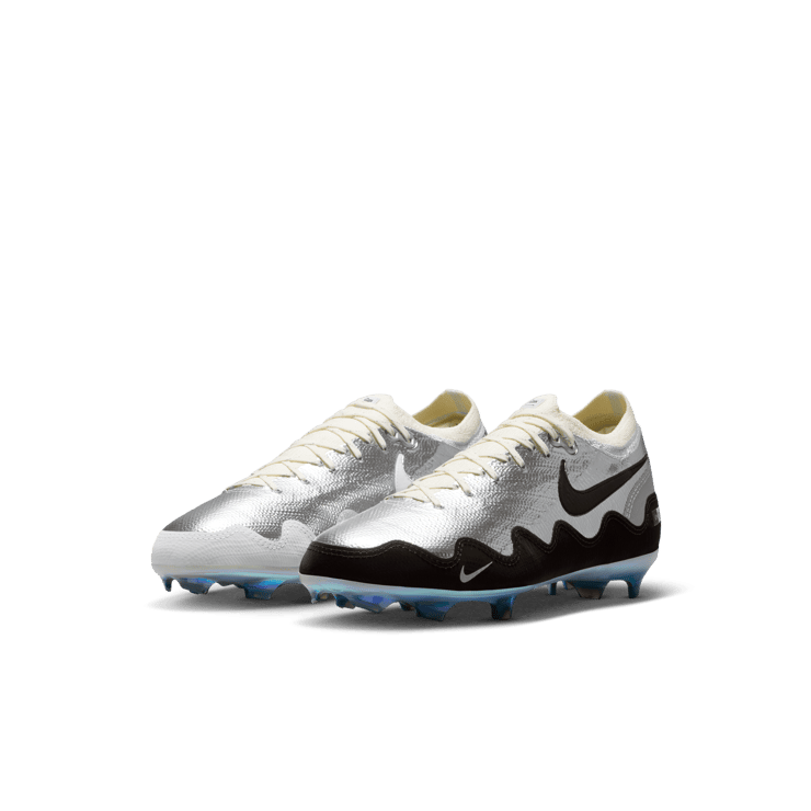 Nike Mercurial Zoom Vapor 16 Elite FG Patta Black White (GS) Angle 3