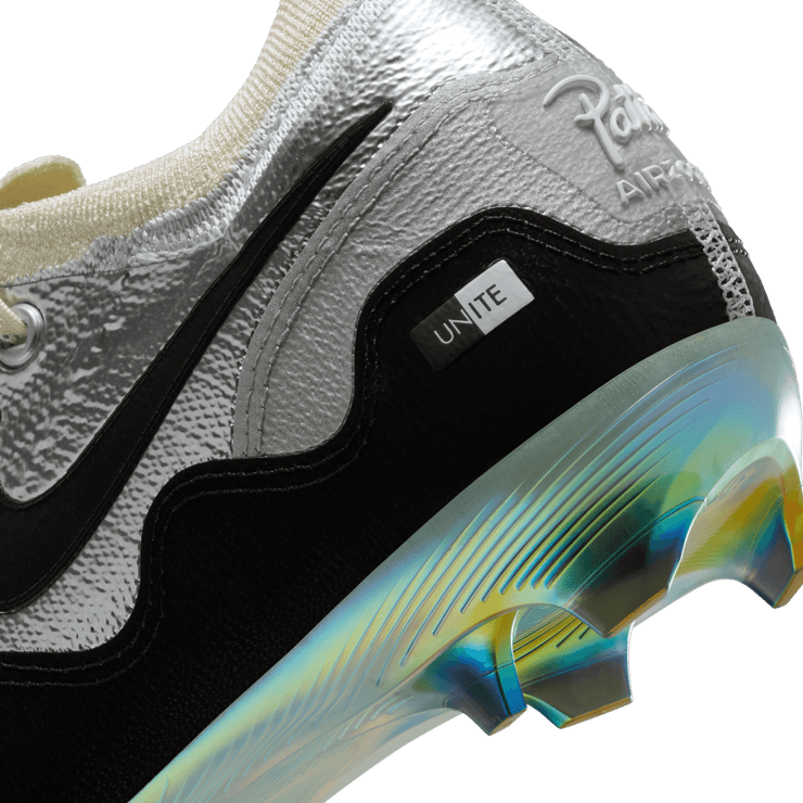 Nike Mercurial Zoom Vapor 16 Elite FG Patta Black White (GS) Angle 6