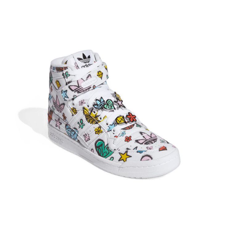 adidas Originals Jeremy Scott Forum 84 High Mono Angle 2