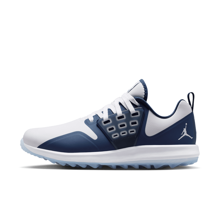 Air Jordan Grind Golf White Midnight Navy Angle 0