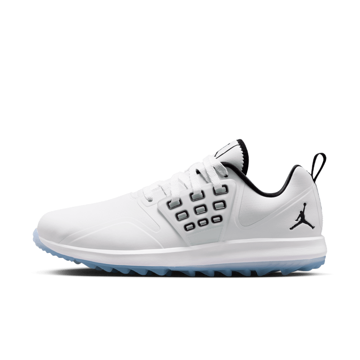 Air Jordan Grind Golf White Black Angle 0