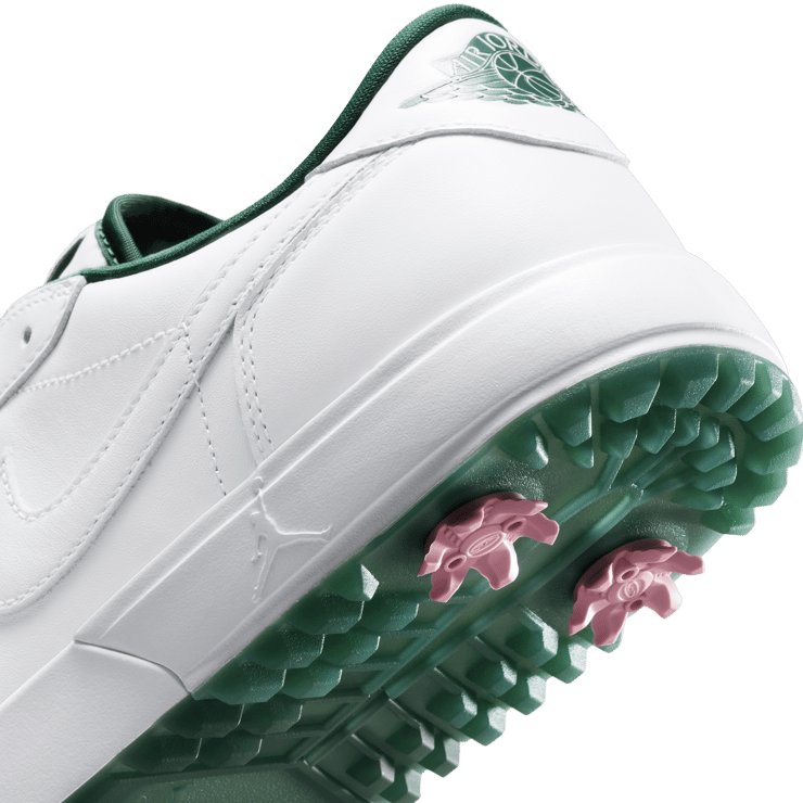 Air Jordan 1 Low Golf Spiked White Fir Angle 0