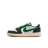 Air Jordan 1 Retro Low OG Phantom Pine Green (GS) Angle 0