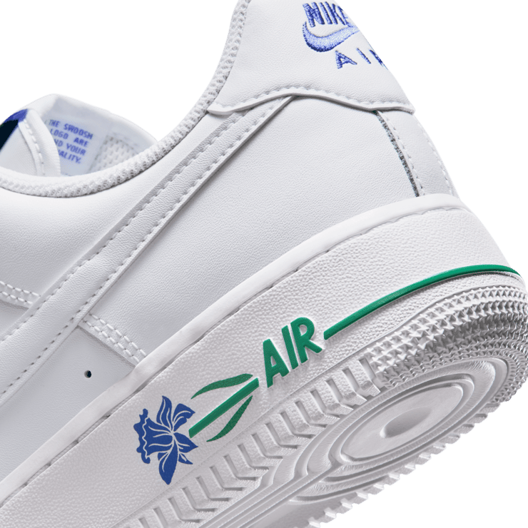Nike Air Force 1 Low Blue Flower (W) Angle 7