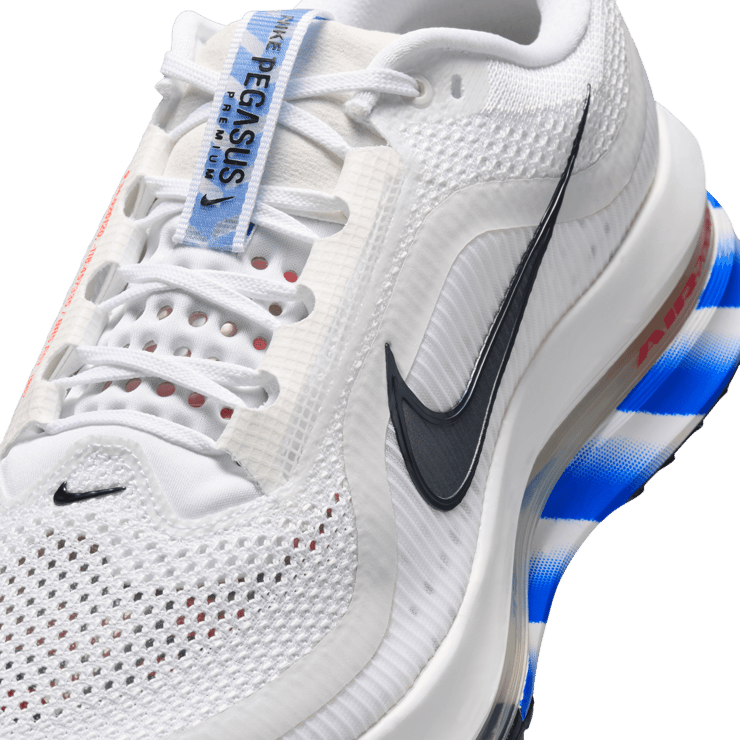 Nike Pegasus Premium CM White Racer Blue Angle 6
