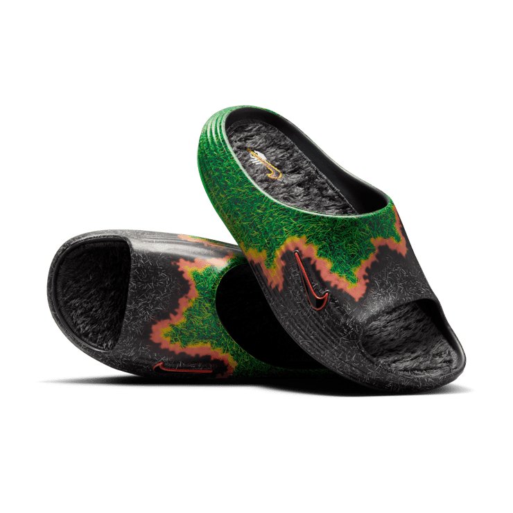 Nike ReactX Rejuven8 Slide .SWOOSH Touch Grass Angle 0