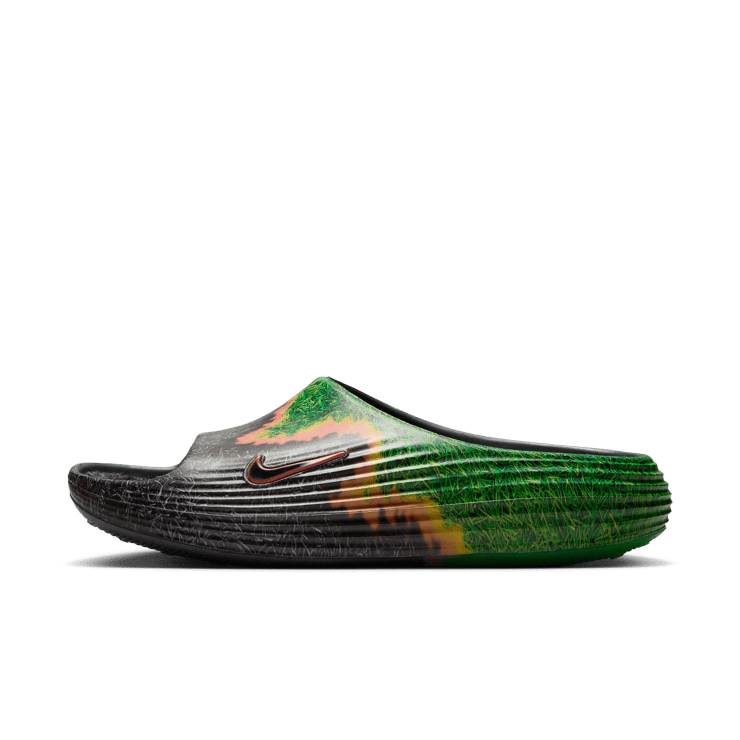 Nike ReactX Rejuven8 Slide .SWOOSH Touch Grass Angle 1
