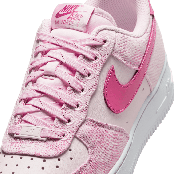 Nike Air Force 1 Low Pink Denim (W) Angle 6