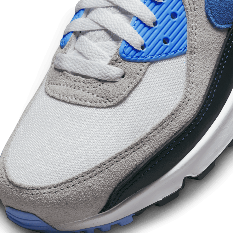 Nike Air Max 90 White University Blue Dark Obsidian Angle 4