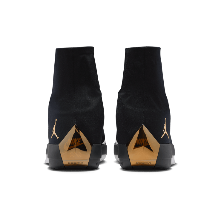 Air Jordan 4028 Black Metallic Gold Angle 5