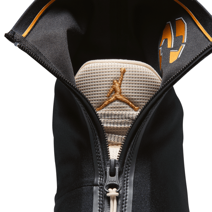 Air Jordan 4028 Black Metallic Gold Angle 8