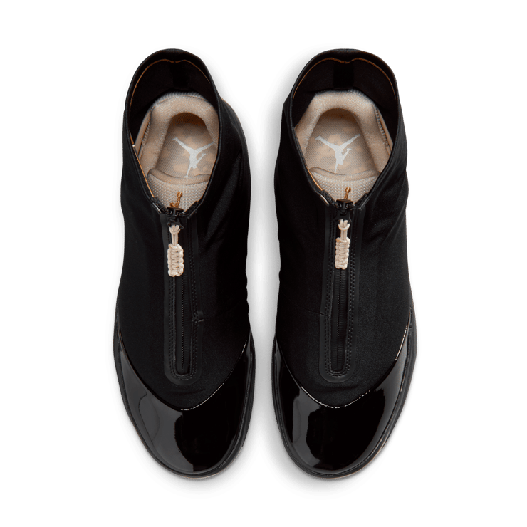 Air Jordan 4028 Black Metallic Gold Angle 3