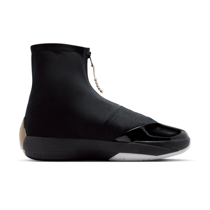 Air Jordan 4028 Black Metallic Gold Angle 2