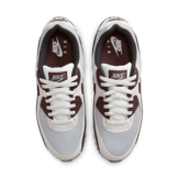 Nike Air Max 90 Wolf Grey Burgundy Crush Angle 1