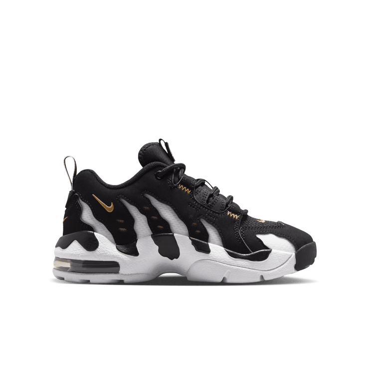 Nike Air DT Max '96 Low Black Metallic Gold (GS) Angle 2