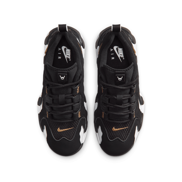Nike Air DT Max '96 Low Black Metallic Gold (GS) Angle 3