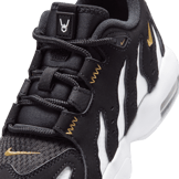Nike Air DT Max '96 Low Black Metallic Gold (PS) Angle 6