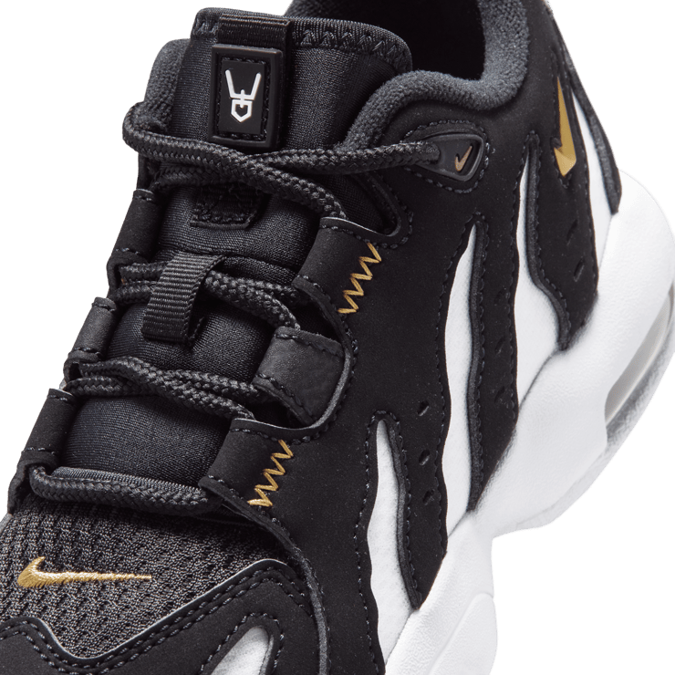 Nike Air DT Max '96 Low Black Metallic Gold (PS) Angle 6