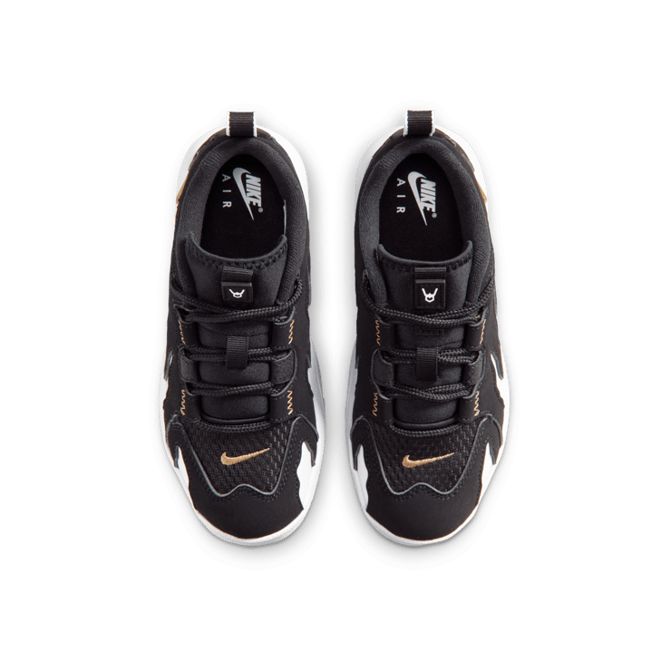Nike Air DT Max '96 Low Black Metallic Gold (PS) Angle 3
