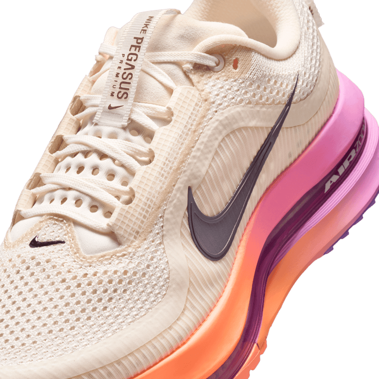 Nike Pegasus Premium Chalk Orange Pulse (W) Angle 6