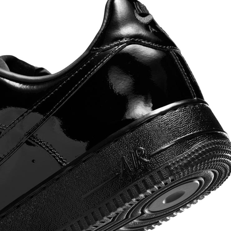 Nike Air Force 1 Low Patent Leather Premium Black Angle 7