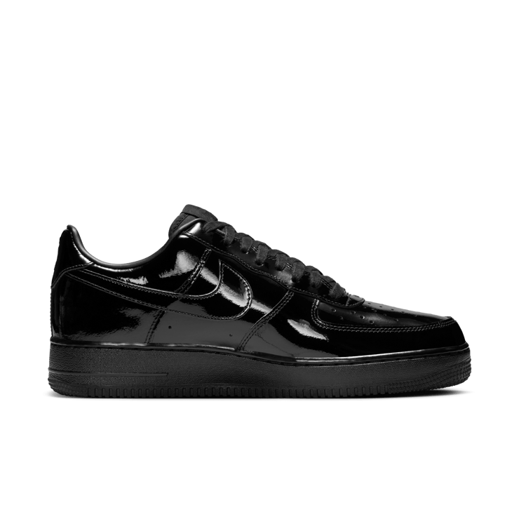Nike Air Force 1 Low Patent Leather Premium Black Angle 2