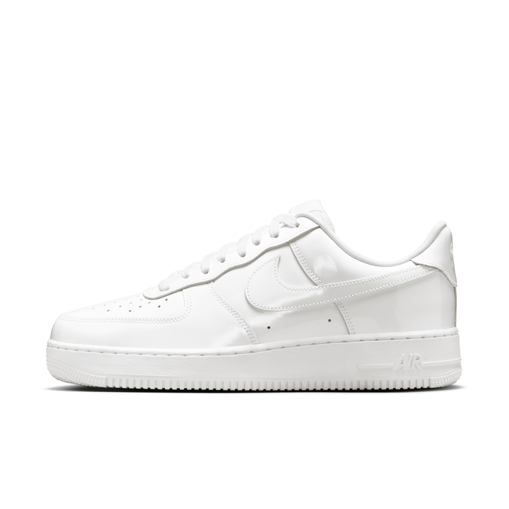 Nike Air Force 1 Low Patent Leather Premium White Angle 0