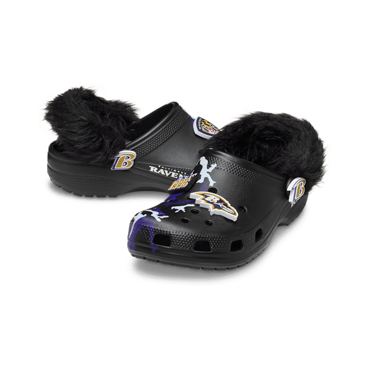 Crocs Classic Clog NFL Baltimore Ravens Angle 0