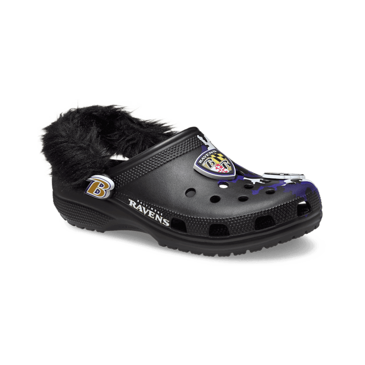 Crocs Classic Clog NFL Baltimore Ravens Angle 3