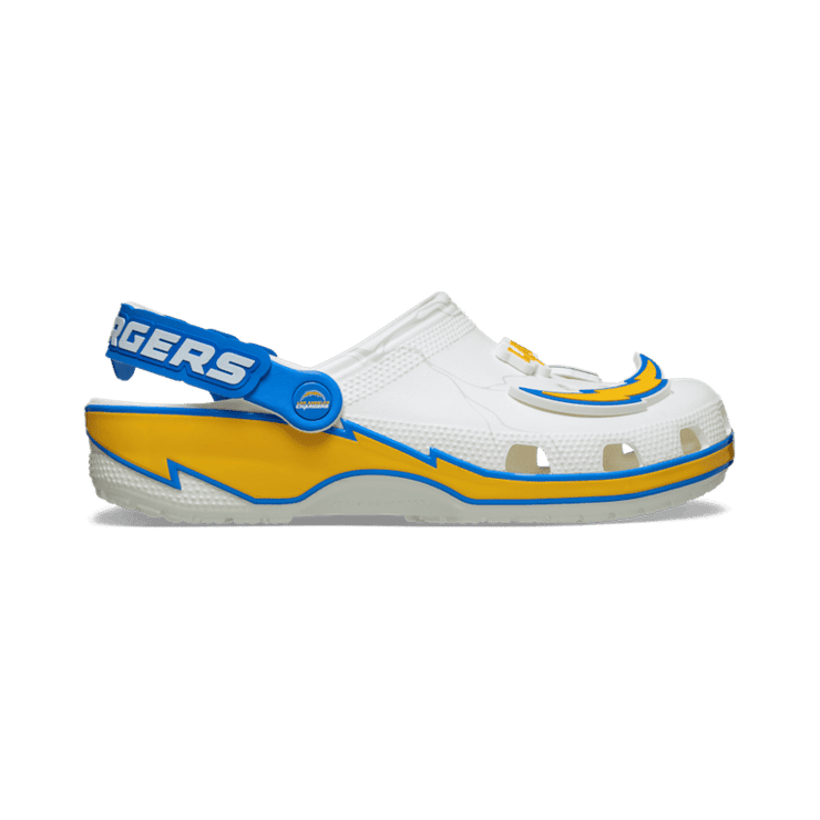 Crocs Classic Clog NFL Los Angeles Chargers Angle 1