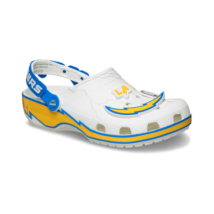Crocs Classic Clog NFL Los Angeles Chargers Angle 3