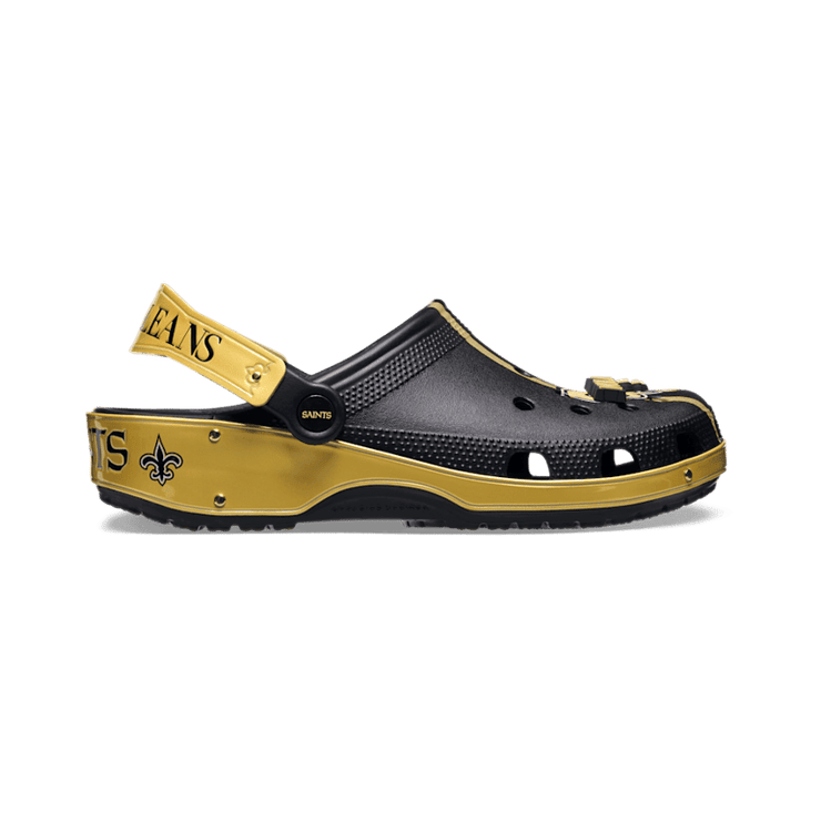 Crocs Classic Clog NFL New Orleans Saints Angle 1